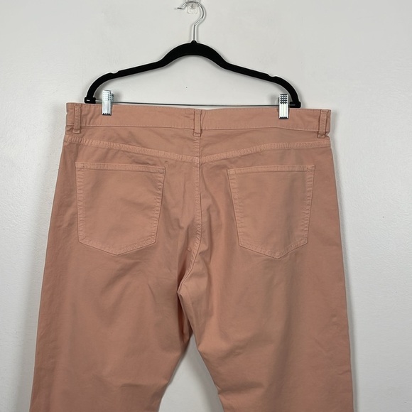 DL1961 Russel Slim Straight Leg Mens 42/34 Pink Jeans 5 Pocket Big Tall Pants - Picture 7 of 9